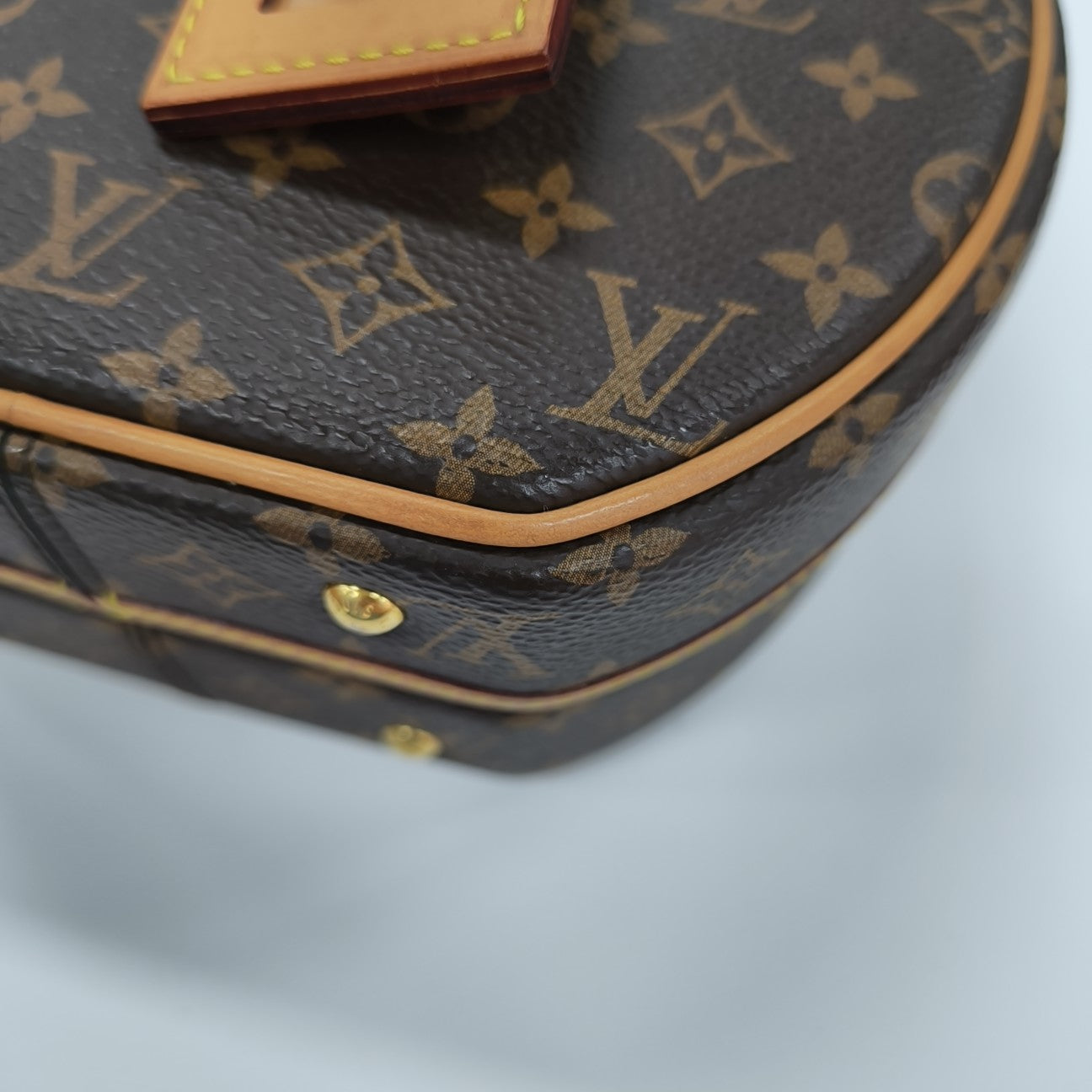 BOITE CHAPEAU PM Monogram Coated Canvas Brown