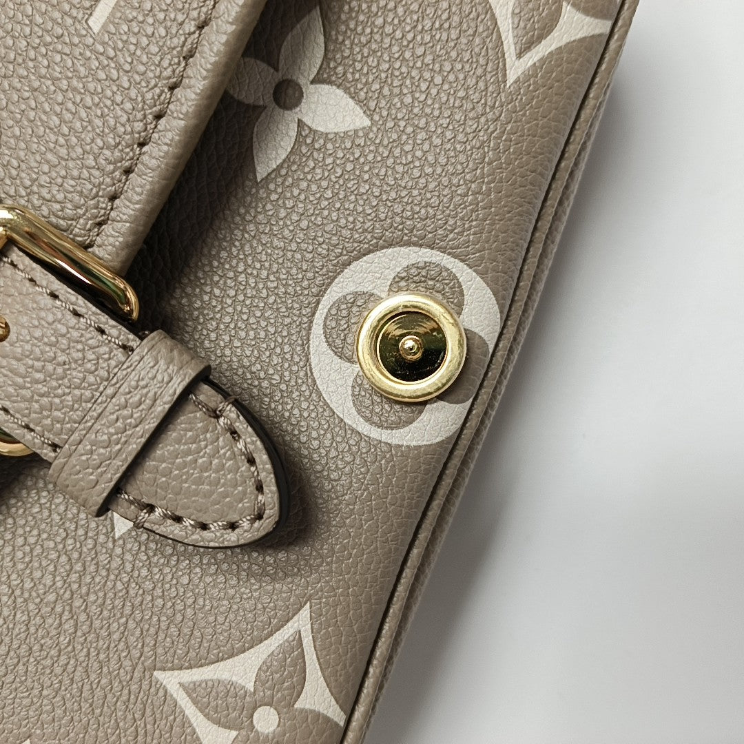 DIANE Nano Monogram Calfskin Gray