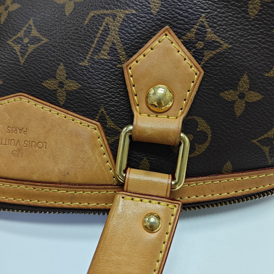 RETIRO NM Monogram Coated Canvas Brown