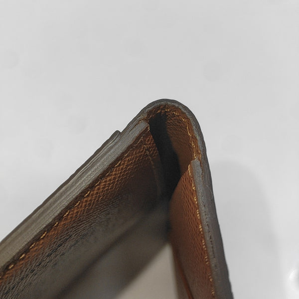 JAMES Monogram Coated Canvas Brown Wallet
