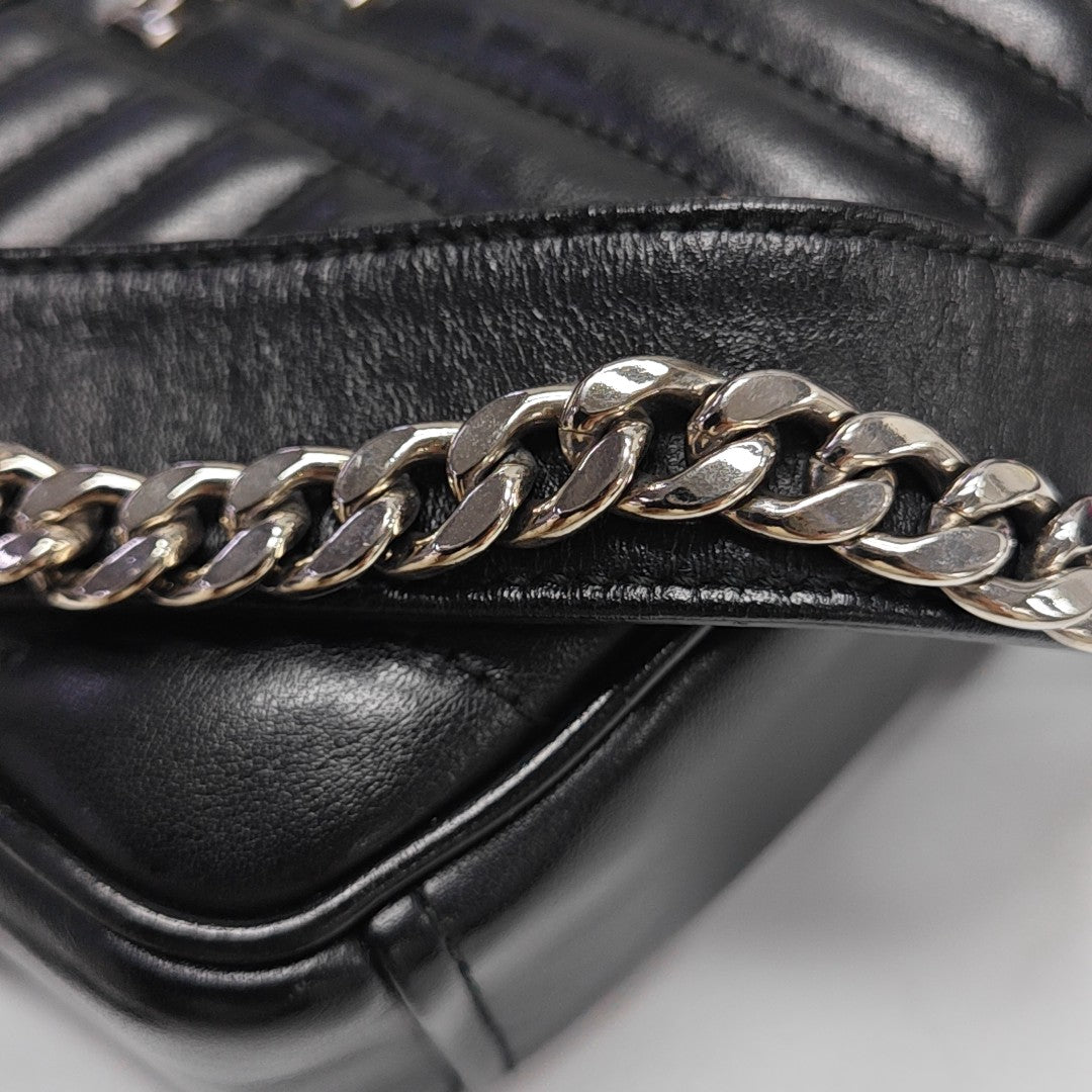 Diagramme Quilted Lambskin Black