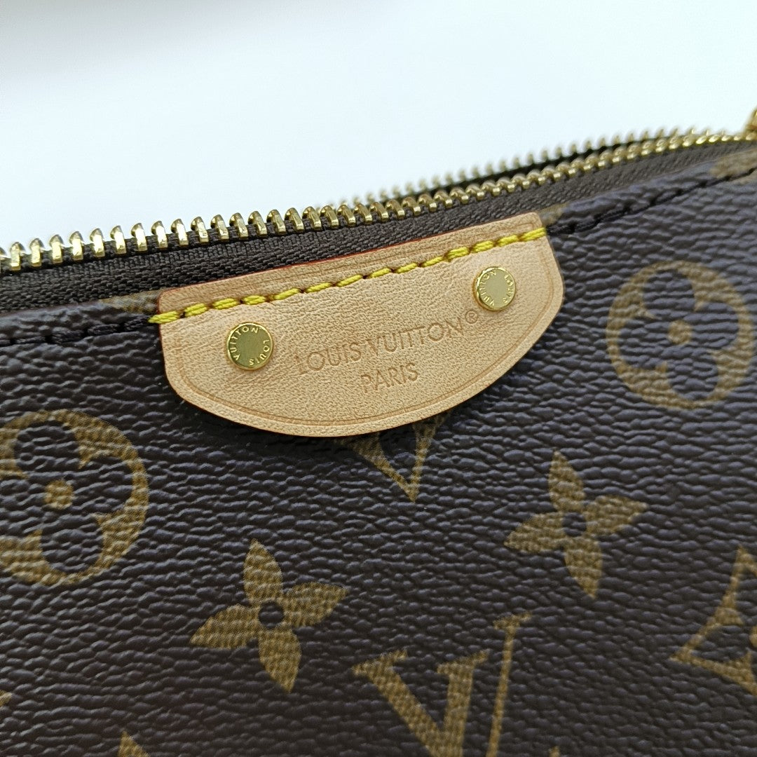 HILLS Monogram Coated Canvas Brown