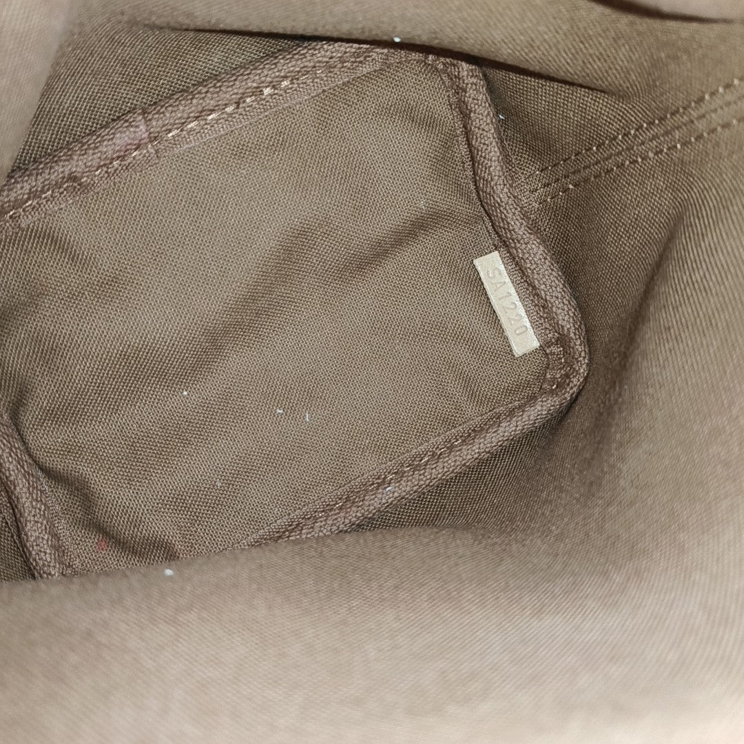 NÉONOÉ Nano Monogram Coated Canvas Brown