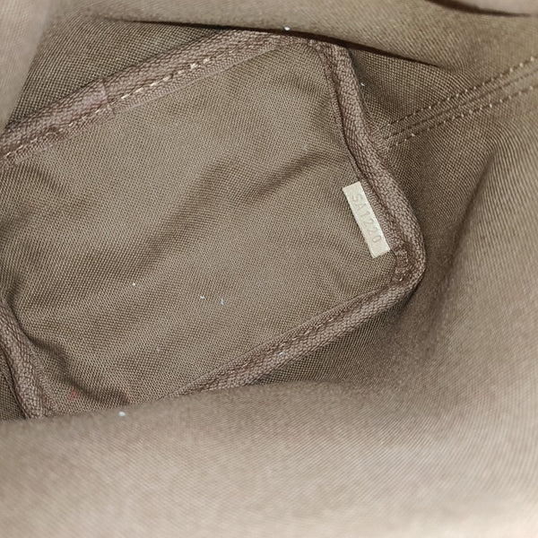 NÉONOÉ Nano Monogram Coated Canvas Brown