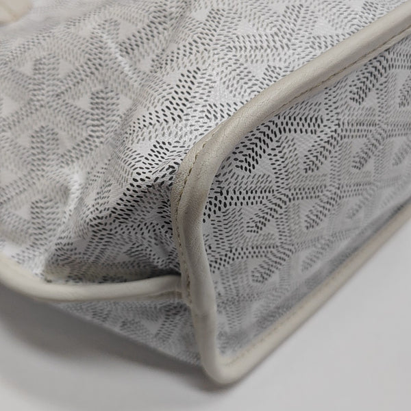 Anjou Mini Coated Canvas White