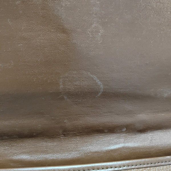Calfskin Top Handle Bag Brown