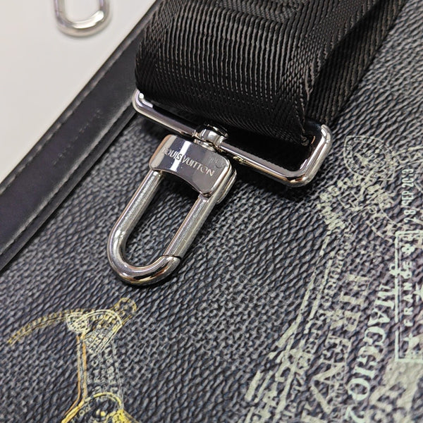 GASTON Coated Canvas Gray