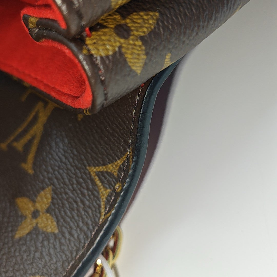 SAINT PLACIDE Monogram Coated Canvas Brown