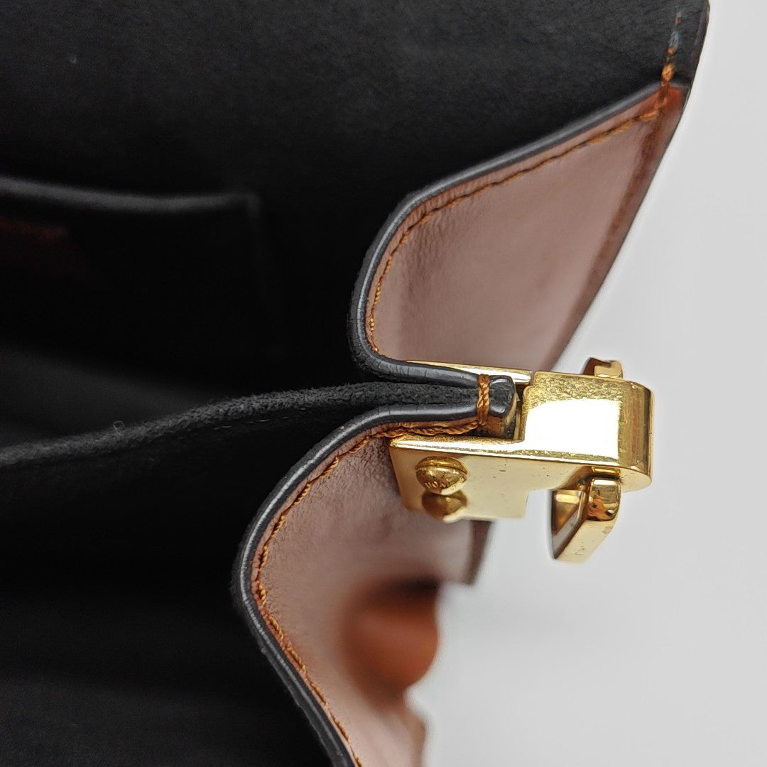 DAUPHINE Mini Monogram Coated Canvas Brown