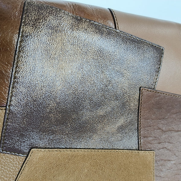 IVY Quilted Suede Brown