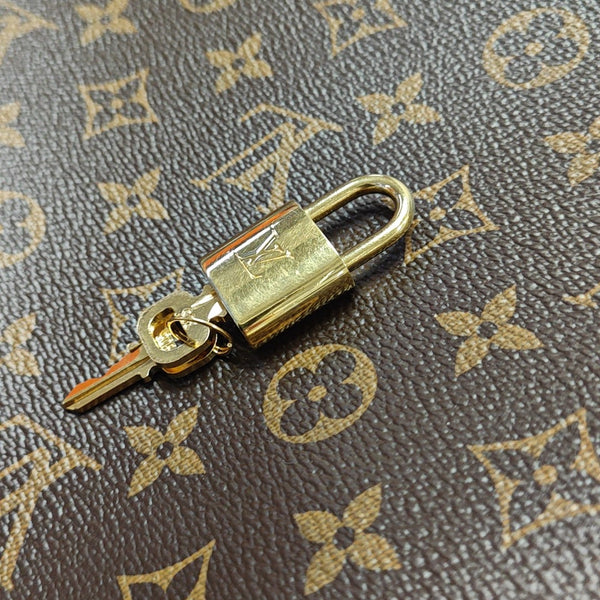 MONTAIGNE Monogram Coated Canvas Brown