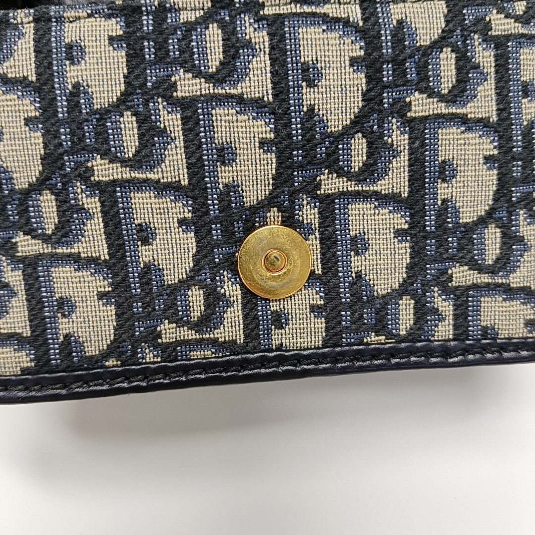 30 Montaigne Oblique Canvas Blue
