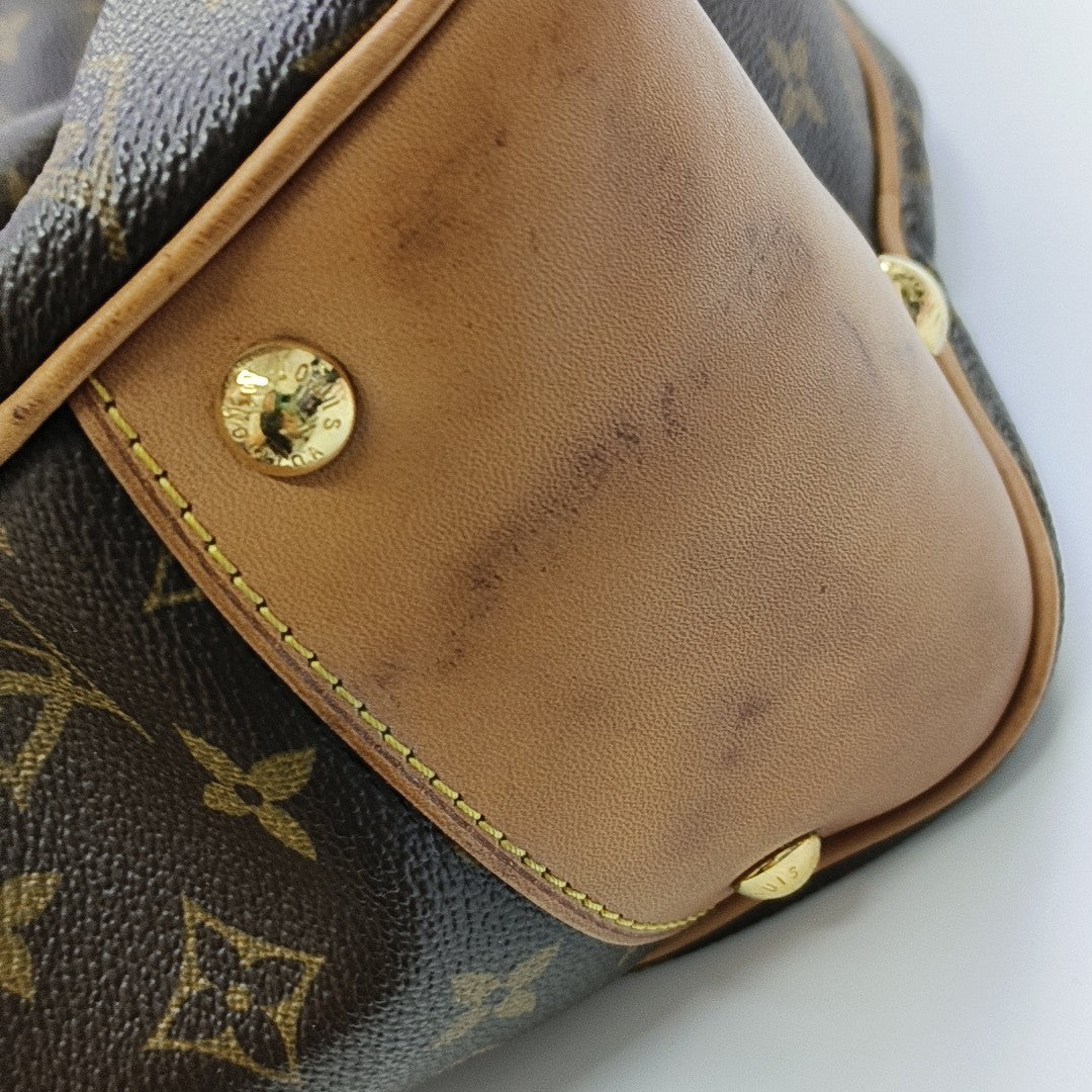 VINTAGE BOETIE PM Monogram Coated Canvas Brown