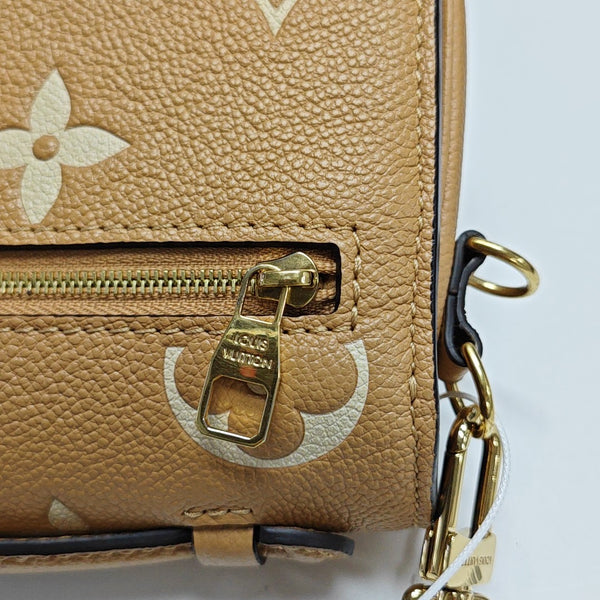 MÉTIS EAST WEST Monogram Calfskin Brown