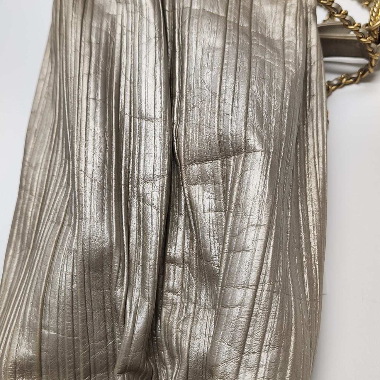Calfskin Bucket Bag Beige
