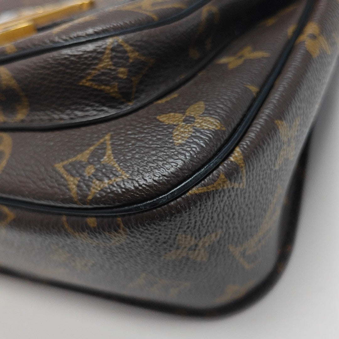 PASSY Monogram Coated Canvas Brown