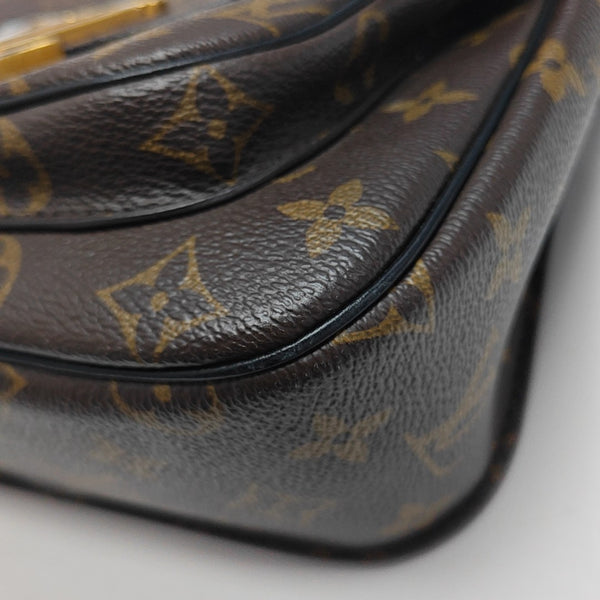PASSY Monogram Coated Canvas Brown