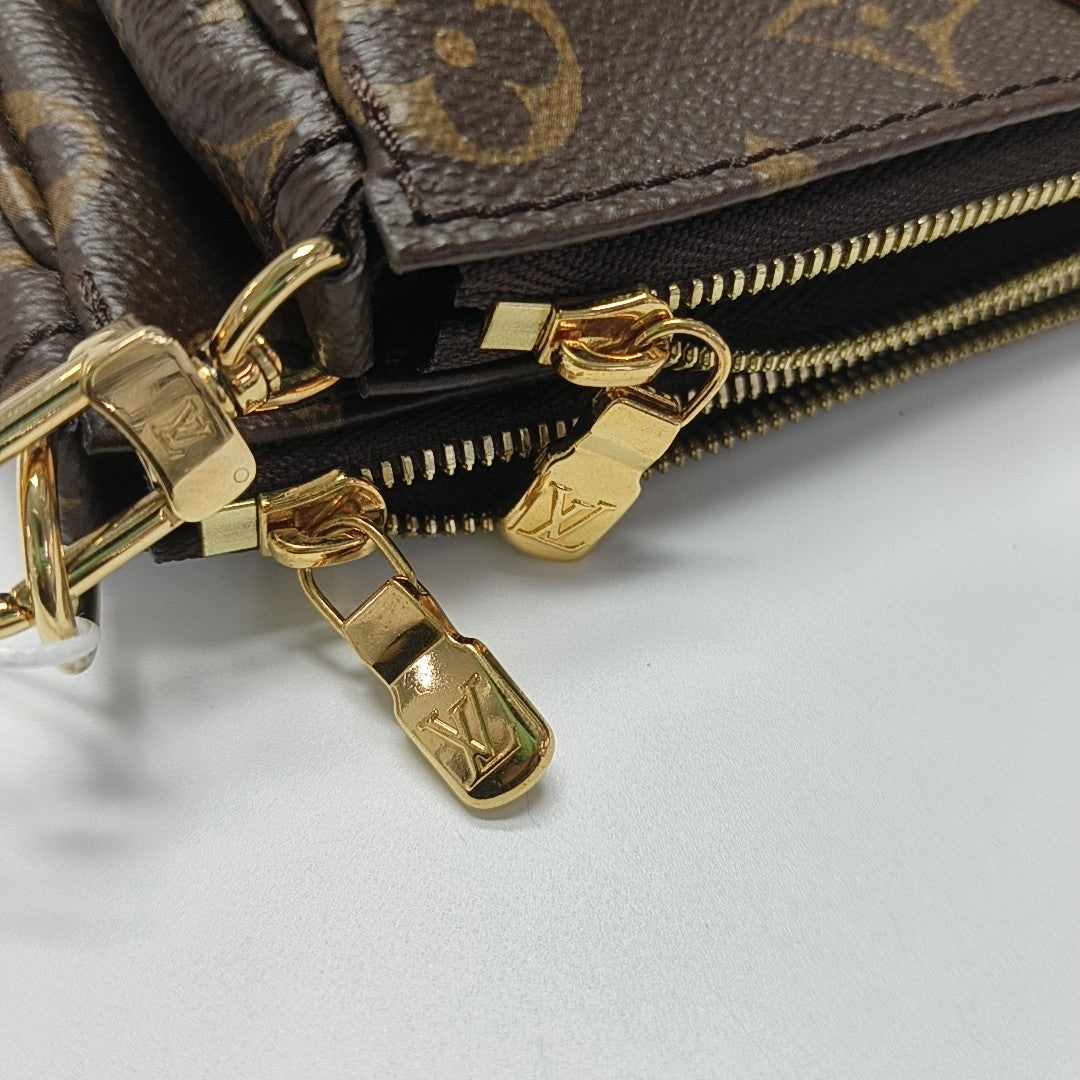 MULTI Monogram Coated Canvas Brown