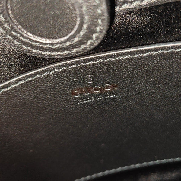 Horsebit Slim Small Calfskin Black