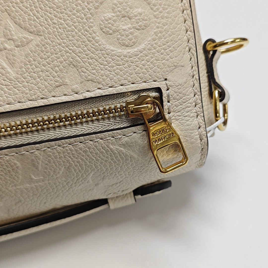 MÉTIS EAST WEST Monogram Calfskin Beige