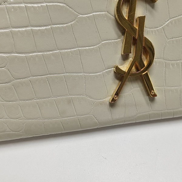 UPTOWN Small Calfskin White