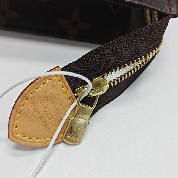 TOILET POCKET 26 Monogram Coated Canvas Brown