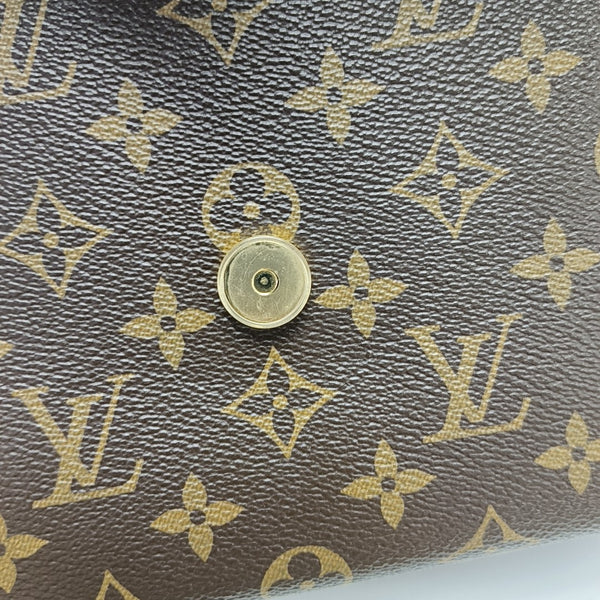 LOCKY BB Monogram Coated Canvas Brown
