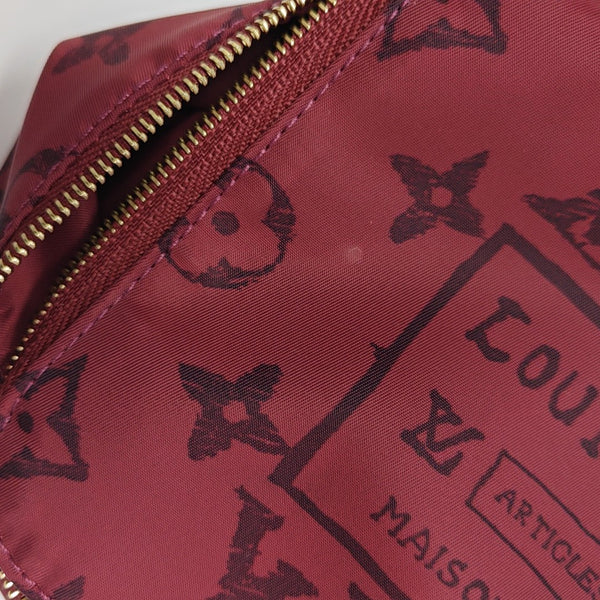 CUBE DE RANGEMENT PM Monogram Nylon Red