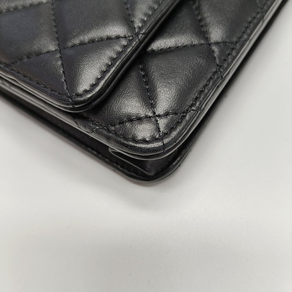 TRENDY CC Quilted Lambskin Black