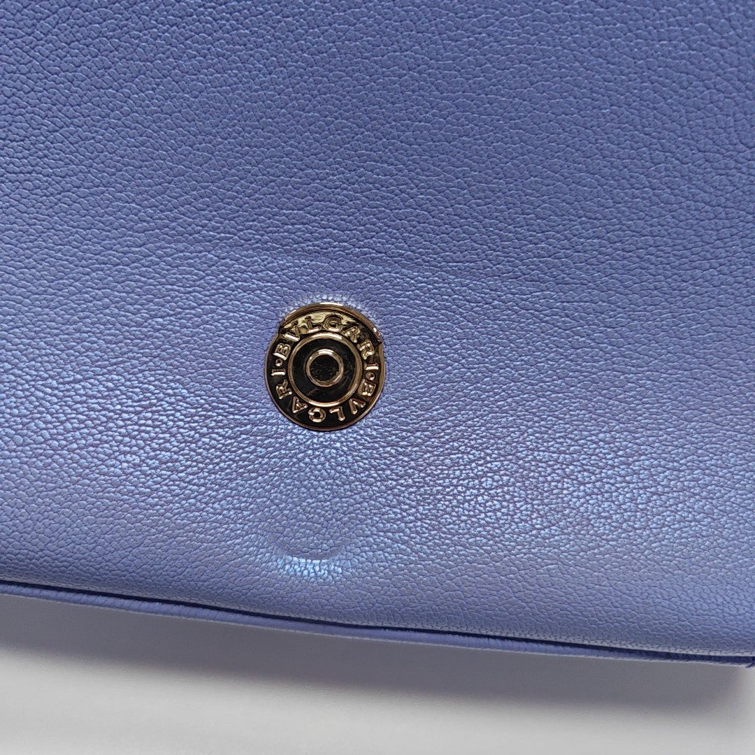 SERPENTI CABOCHON Small Quilted Lambskin Blue
