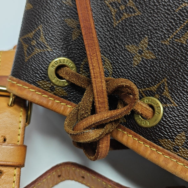 NOÉ BB Monogram Coated Canvas Brown