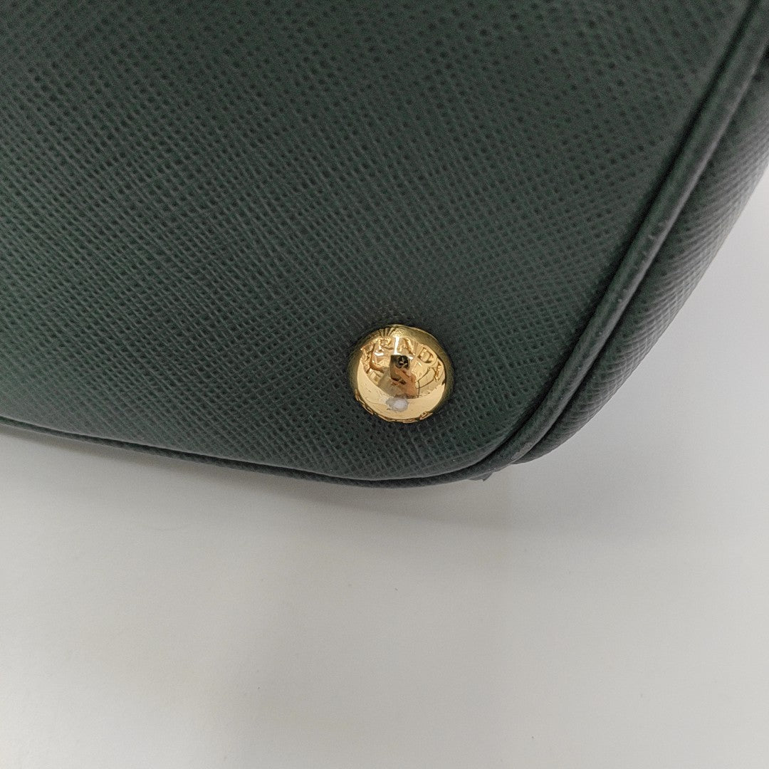 Galleria Extra Large Saffiano Calfskin Green