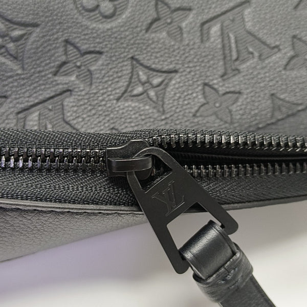 Monogram Calfskin Clutch Black