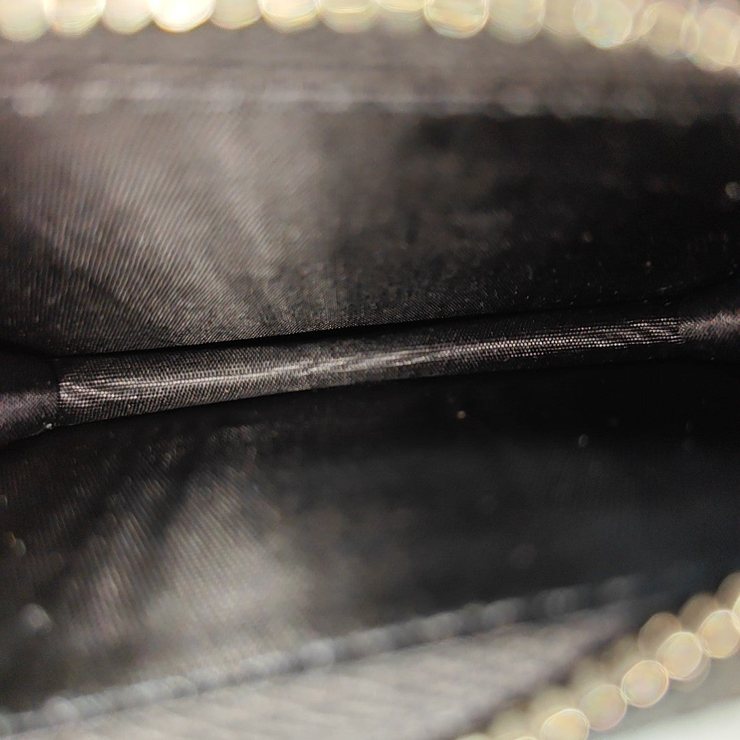 Calfskin Shoulder Bag Mini Black