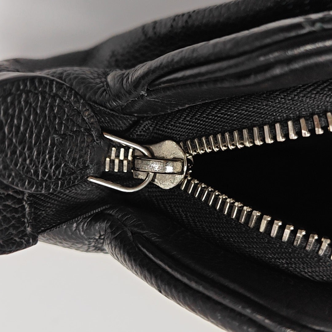 SCALA Mini Monogram Calfskin Black