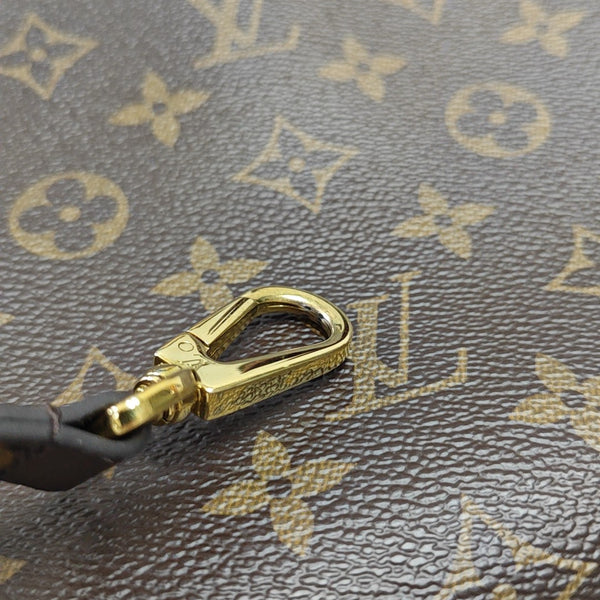 MONTAIGNE BB Monogram Coated Canvas Brown