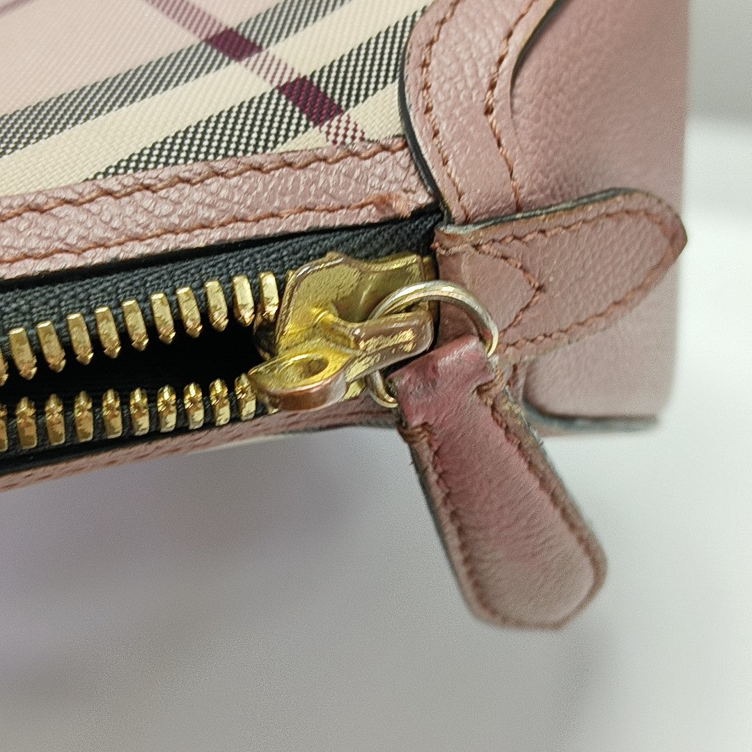 Canvas Top Handle Bag Pink