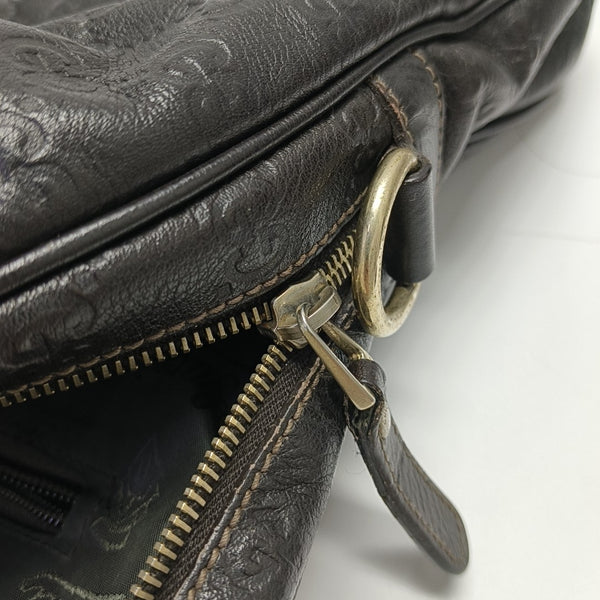 Signature Monogram Calfskin Brown