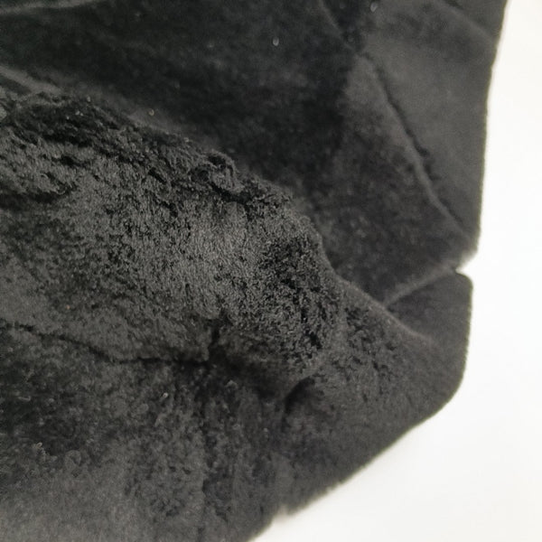 Quilted Sheepskin Black