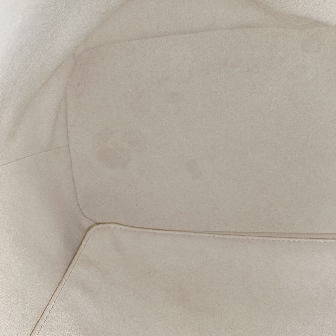 NEVERFULL MM Monogram Calfskin White