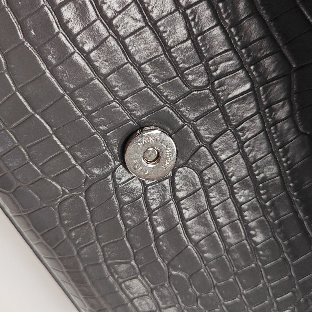 KATE Medium Calfskin Gray