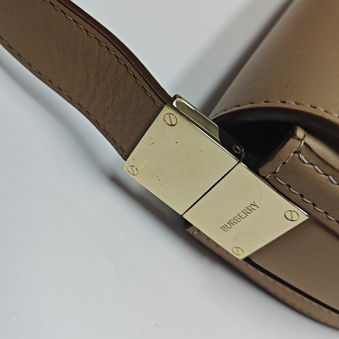 Olympia Small Calfskin Beige