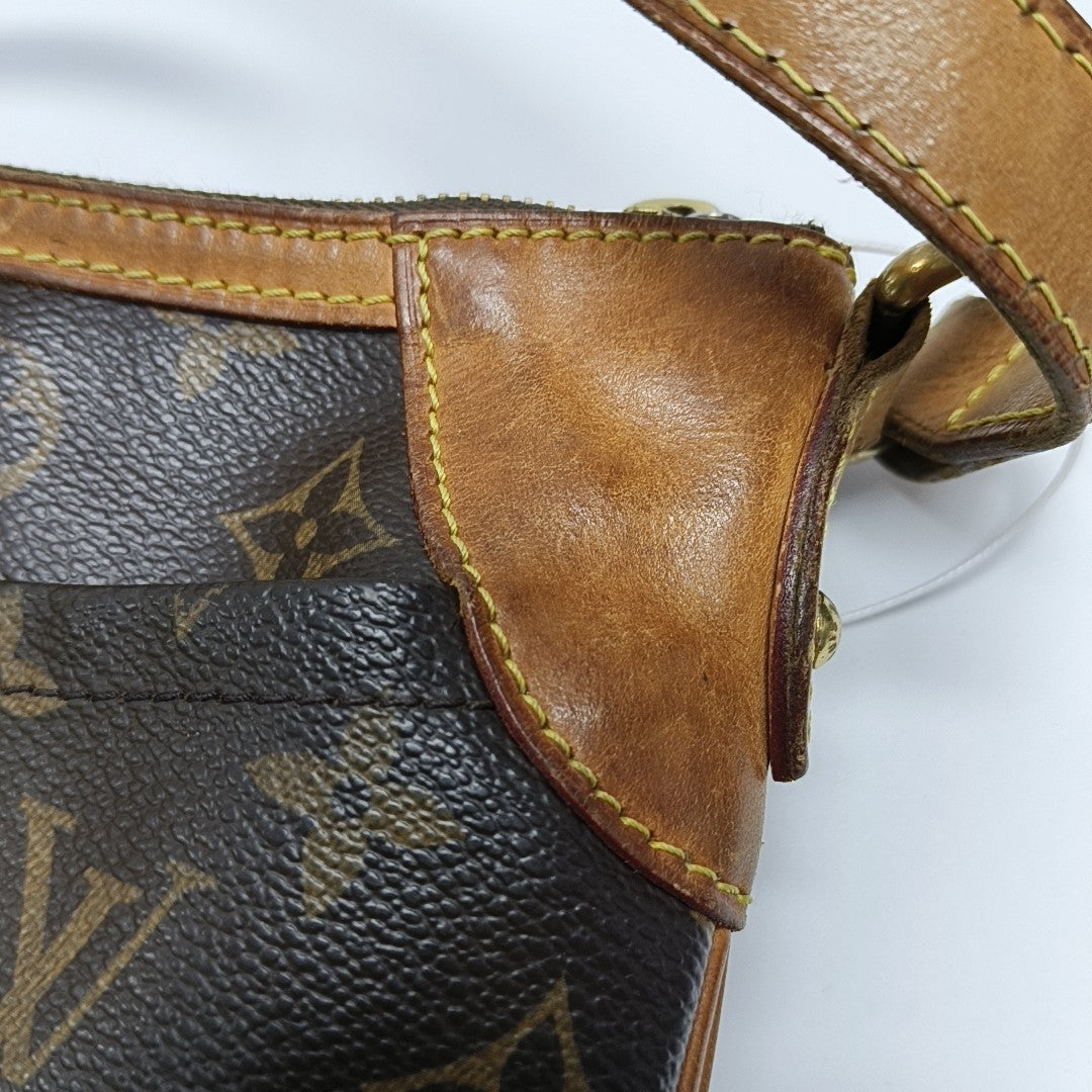 ODEON Monogram Coated Canvas Brown