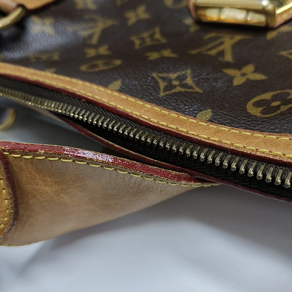 STRESA Monogram Coated Canvas Brown