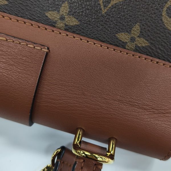 LOCKY BB Monogram Coated Canvas Brown