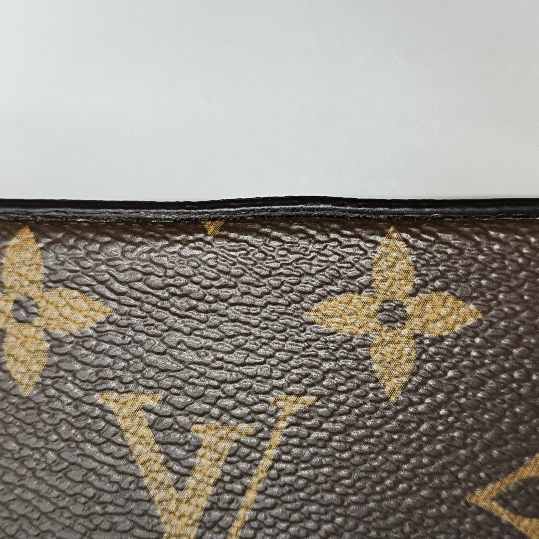 FÉLICIE Monogram Coated Canvas Brown