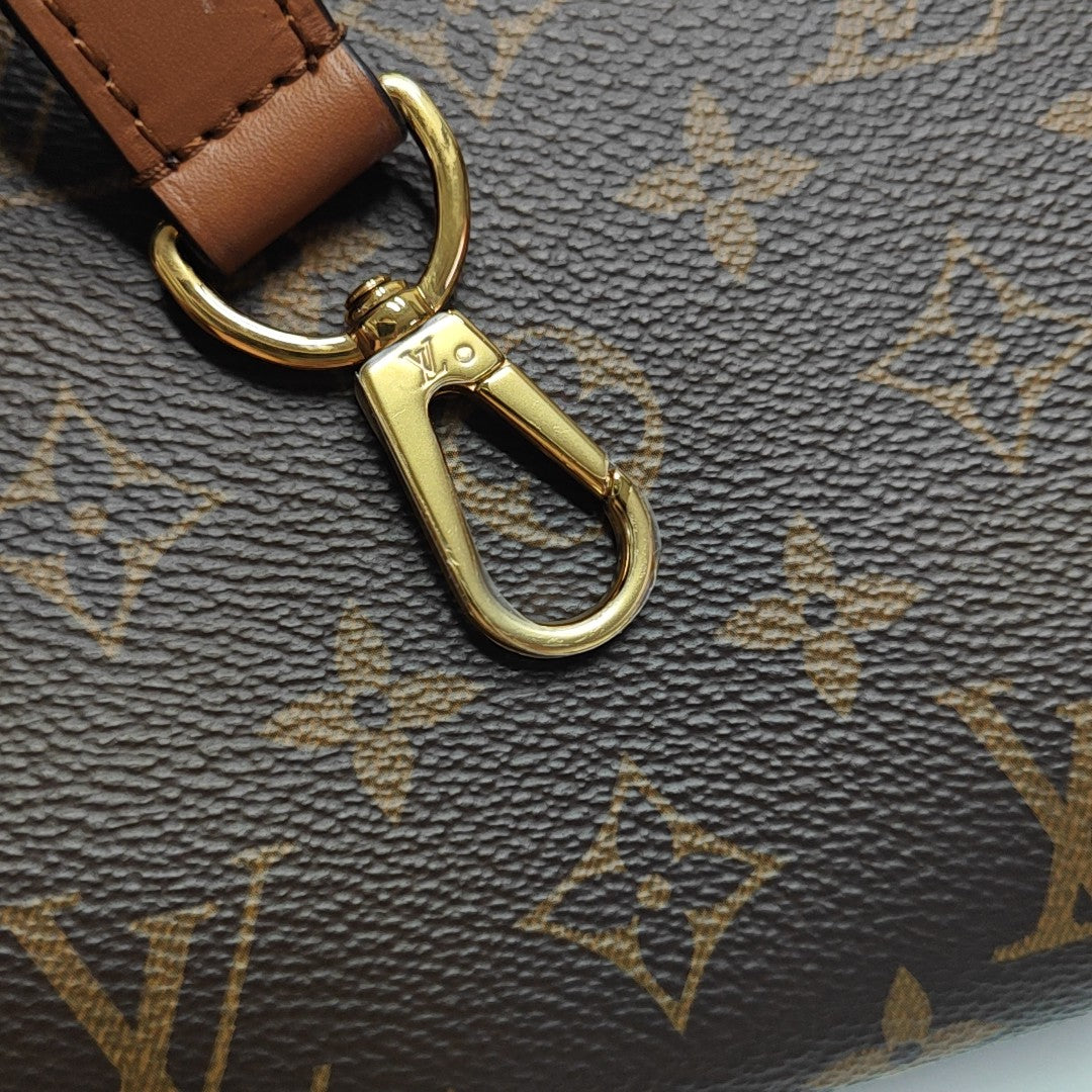 DAUPHINE Mini Monogram Coated Canvas Brown