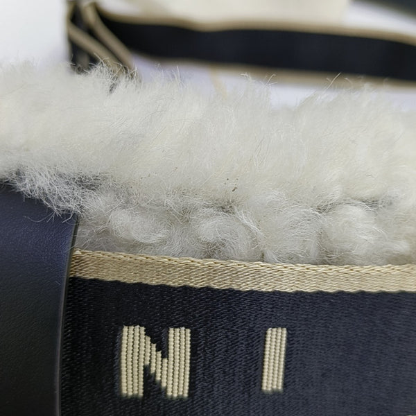 Sheepskin Shoulder Bag White