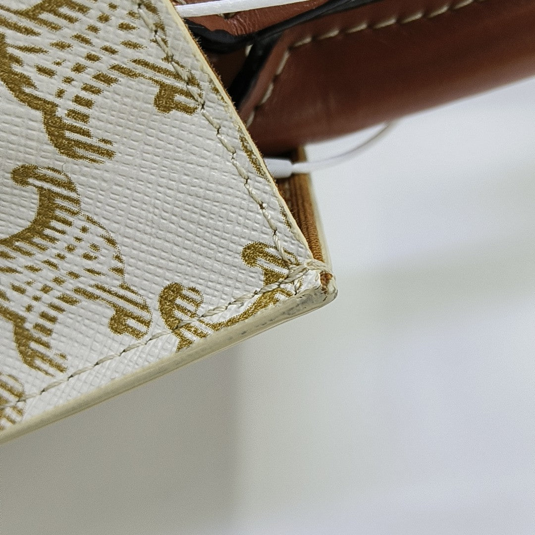 CABAS CELINE Mini Coated Canvas White