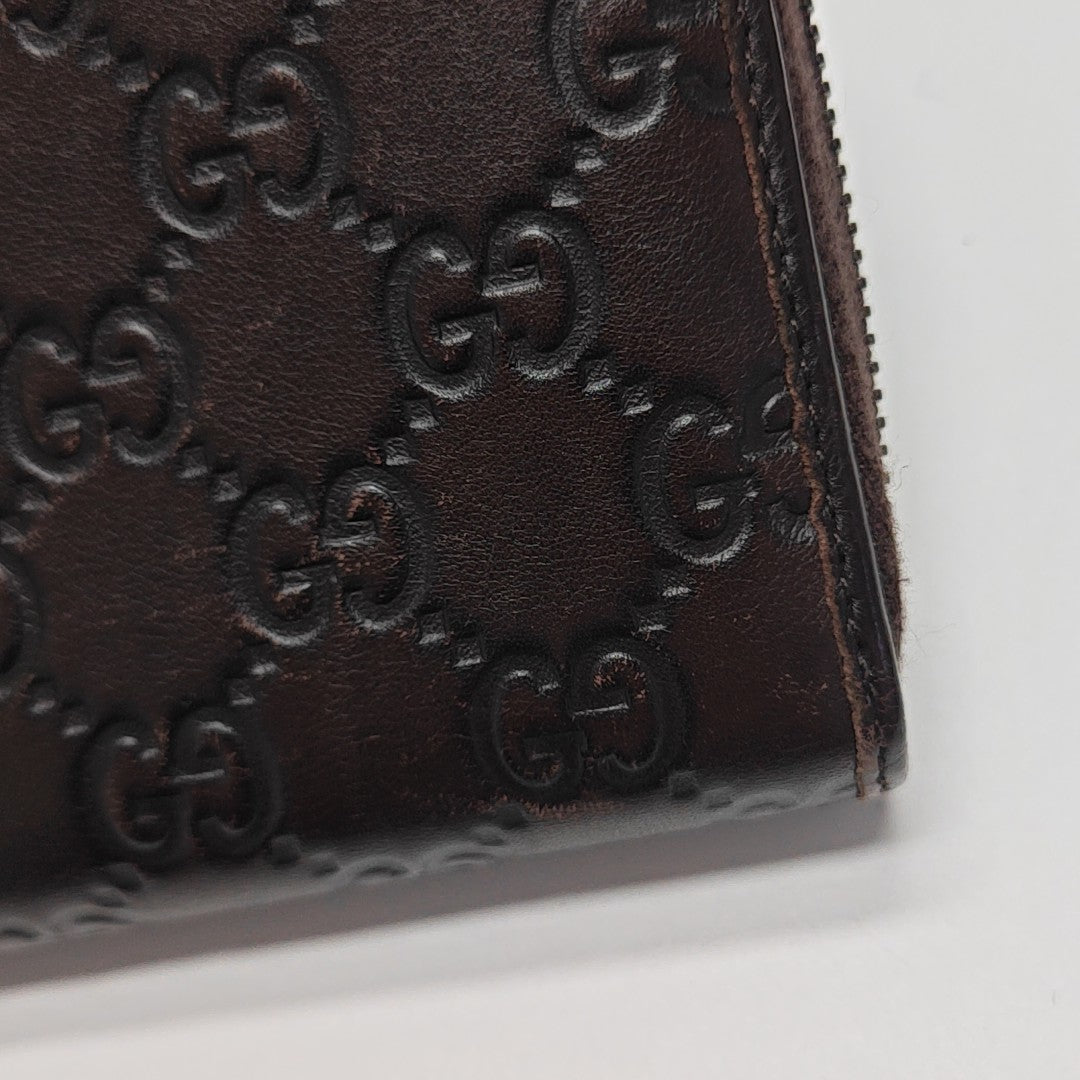 Monogram Calfskin Wallet Brown